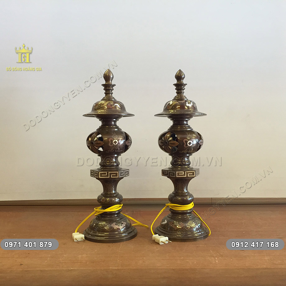 bộ đồ thờ ngũ sắc 70cm